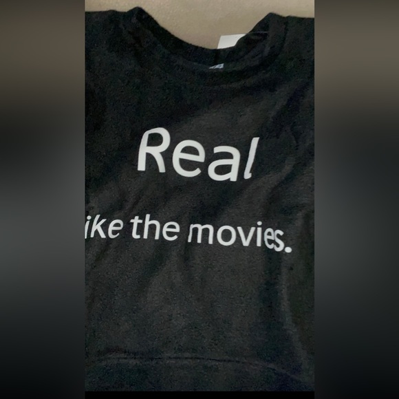 NWT Daydream Nation Real Like The Movies Black & White Sweatshirt - Picture 5 of 13